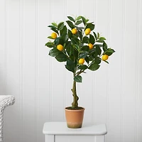 28'' Potted Lemon Artificial Tree