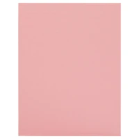 JAM Paper 4.375" x 5.438" Baby Pink Pastel Base Blank Foldover Cards, 500ct.
