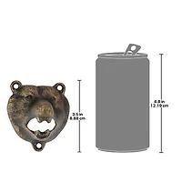 Design Toscano 3.5" Grizzly Bear of the Woods Cast Iron Bottle Opener
