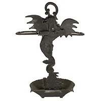 Design Toscano Wyvern Dragon Iron Walking Stick Holder