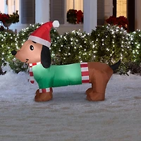 2.5ft. Airblown® Inflatable Christmas Dachshund