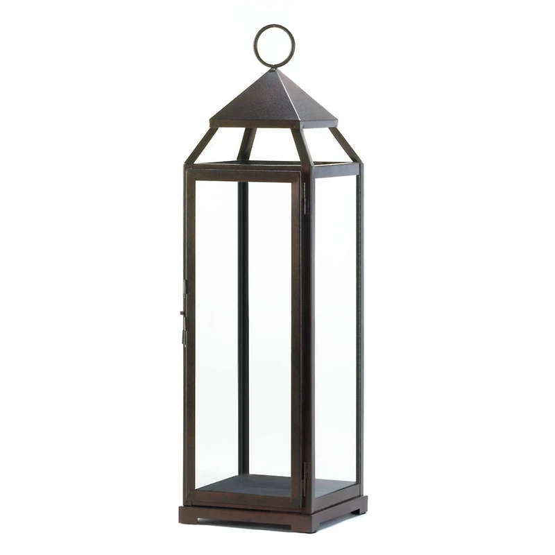 25'' Bronze Contemporary Lantern