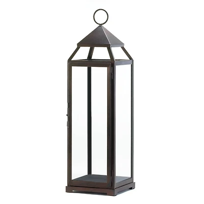 25'' Bronze Contemporary Lantern