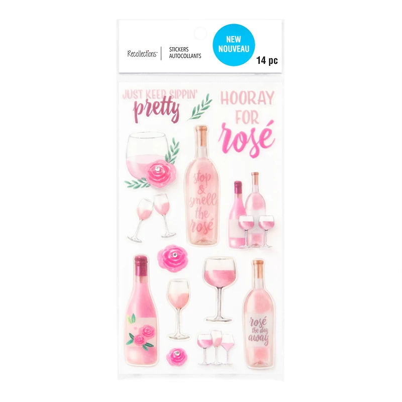 Rosé Themed Stickers by Recollections™