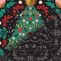 Brea Reese™ 9" x 12" Holiday Motif Scratch Art Paper Pad