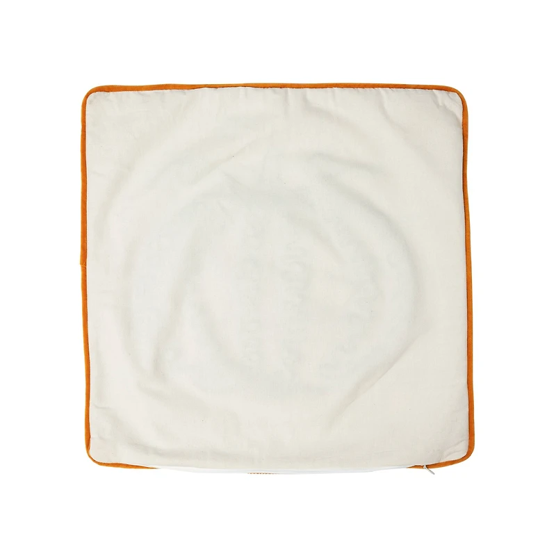 Glitzhome® 18" Fall Embroidered Pumpkin Pillow Cover