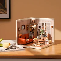 Rolife® Super Creator Cozy Living Lounge DIY Miniature Kit