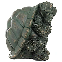 Design Toscano 7.5" The Thinker Turtle Garden Statue