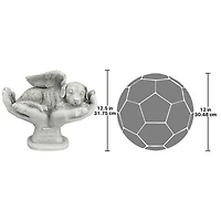 Design Toscano 15.5" In God's Hands Dog Memorial Statue