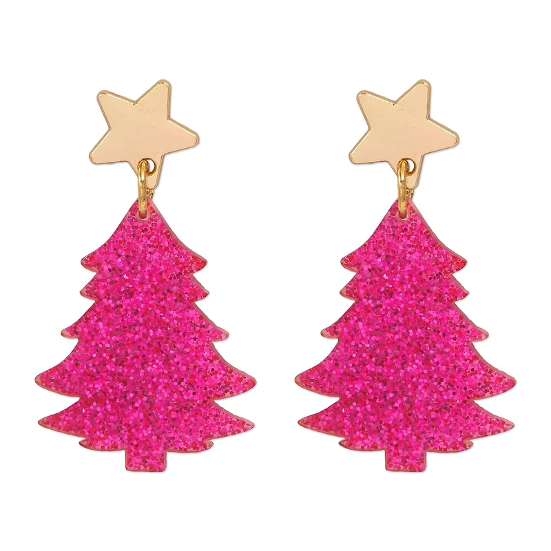 Pink Tree Earrings by Celebrate It™