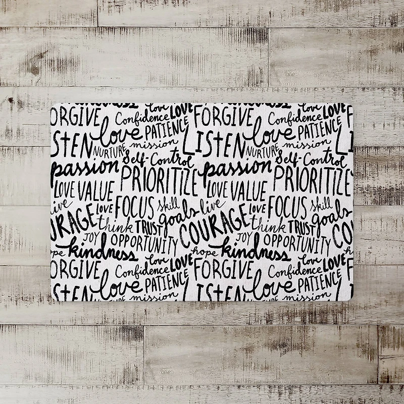 Wisdom Words 27" x 18" Floor Mat