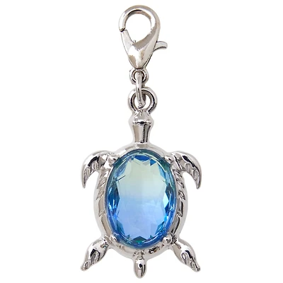 Charmalong™ Rhodium Tortoise Charm by Bead Landing™