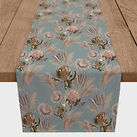 72" Protea Blooms Cotton Twill Runner