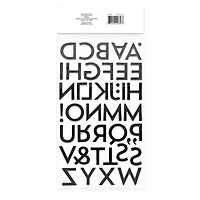 12 Packs: 86 ct. (1,032) Black Glitter Block Alphabet Stickers by Recollections™