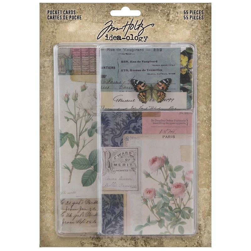 Tim Holtz® Idea-Ology® Pocket Cards, 55ct.
