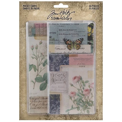 Tim Holtz® Idea-Ology® Pocket Cards, 55ct.