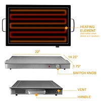 MegaChef Electric Warming Tray