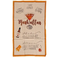 Hello Honey® Cocktail Recipe Print Cotton Printed Tea Towels, 8ct.