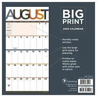TF Publishing 2025 Big Print Mini Calendar