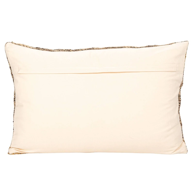 Hello Honey® 24" Woven Mélange Wool Blend Bouclé Lumbar Pillow