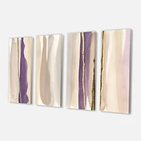 Designart - Shape of Glam Purple III