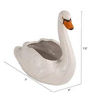 Hello Honey® Stoneware Swan Planter