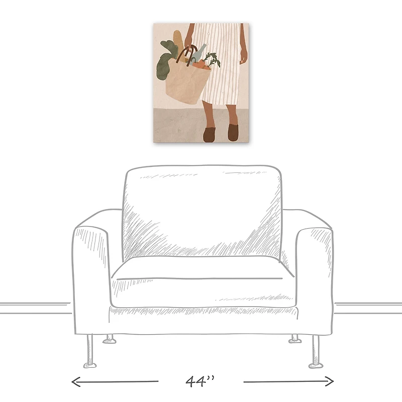 Farmers Market 16" x 20" Canvas Wall Art