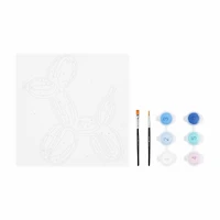 VIVID by Brea Reese® Balloon Dog Acrylic Paint-by-Number Kit