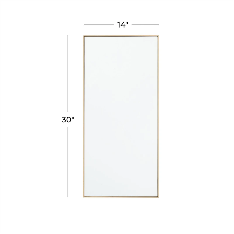 Gold Contemporary Wall Mirror