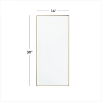 Gold Contemporary Wall Mirror