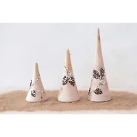 Hello Honey® 8.5" Natural Hand-Painted Eucalyptus Wood Tree