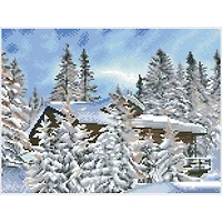 Diamond Dotz® Intermediate Alpine Retreat Diamond Painting Kit