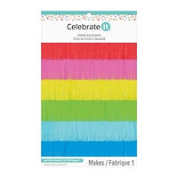 72" Bright Fringe Backdrop by Celebrate It™