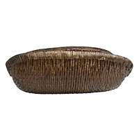Hello Honey® 34.25" Brown Antique Woven Wicker Tray Basket