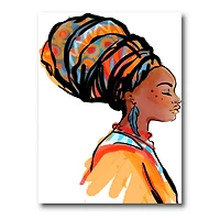 Designart - African American Woman with Turban I