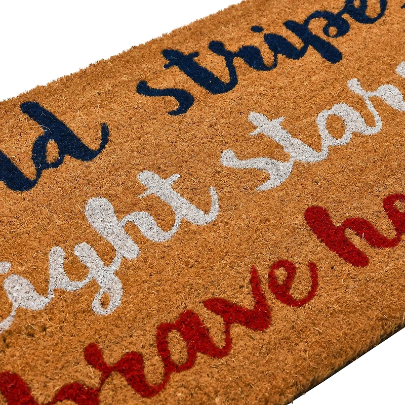 Hello Honey® Bold Bright Brave Coir Doormat