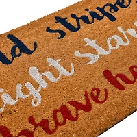 Hello Honey® Bold Bright Brave Coir Doormat