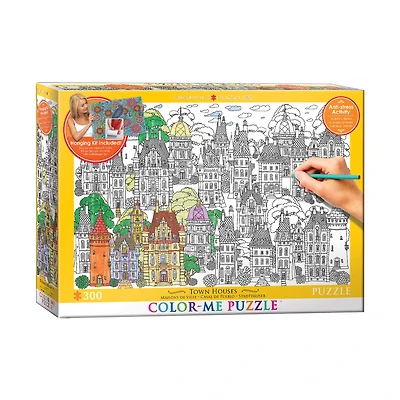 Color-Me Puzzle - Town Houses: 300 Pcs