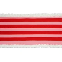 2.5" x 48ft. Pink & Red Stripes Holly Jolly Wired Jumbo  Ribbon by Celebrate It®