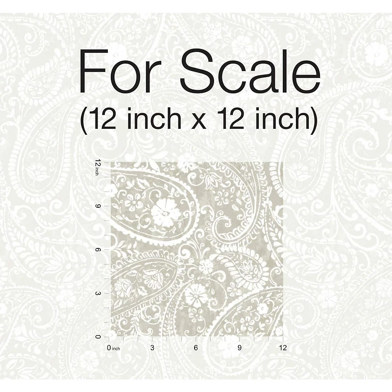 RoomMates Paisley Prince Peel & Stick Wallpaper