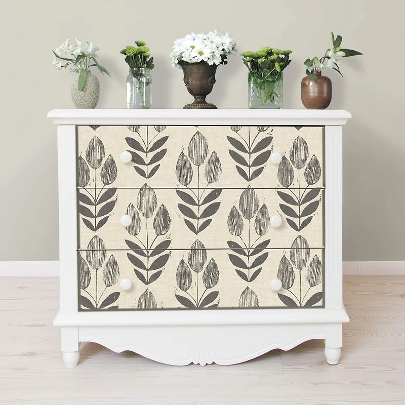 NuWallpaper Folk Tulip Peel & Stick Wallpaper