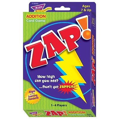 Trend Enterprises® Zap! Addition Card Game