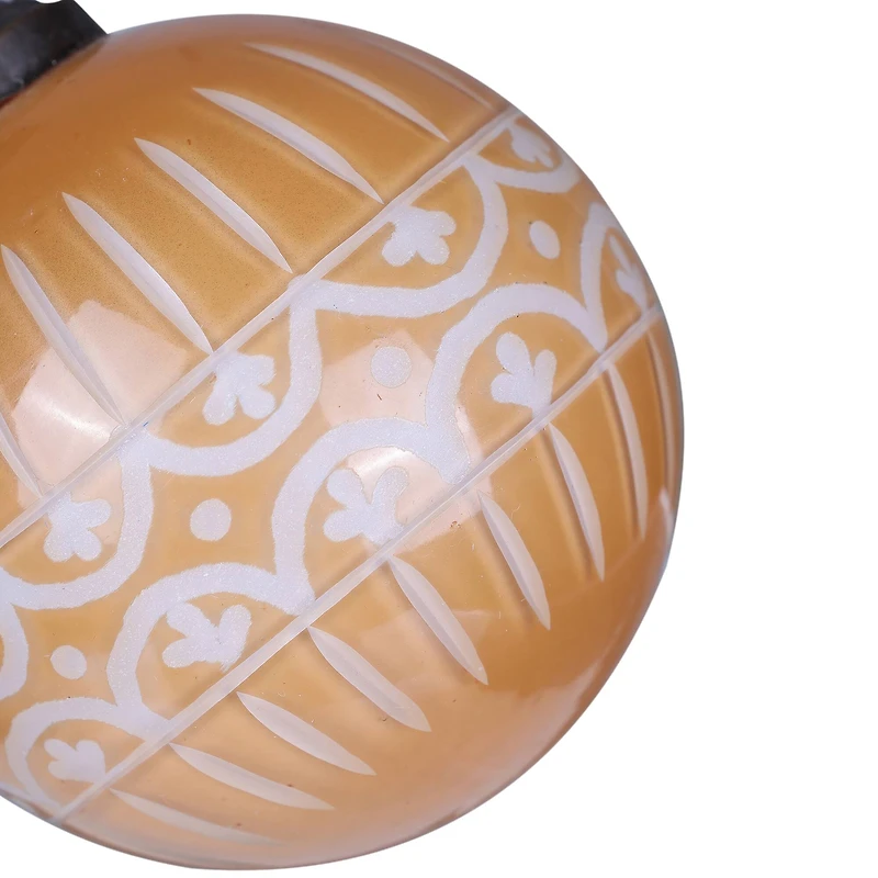 3" Light Brown Gingerbread Forest Glass Ball Ornament by Ashland®