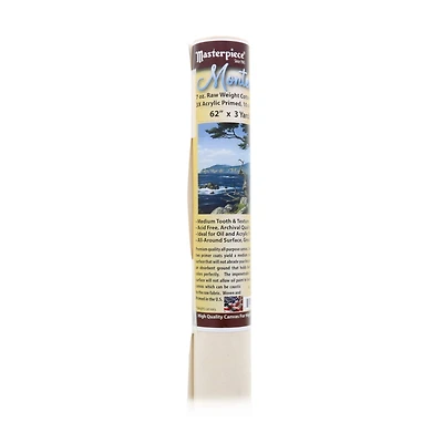 Masterpiece® Monterey™ Acrylic Primed Cotton Canvas Roll