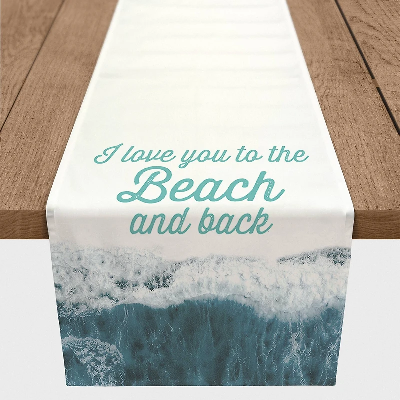 To The Beach And Back Indoor/Outdoor Table Runner