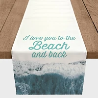 To The Beach And Back Indoor/Outdoor Table Runner