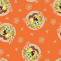 Springs Creative Spongebob Orange You Happy Cotton Fabric