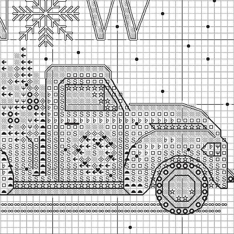 Dimensions® Learn-A-Craft Holiday Family Truck Counted Cross Stitch Kit