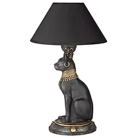 Design Toscano 16.5" Royal Cat Goddess Bastet Sculptural Table Lamp