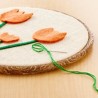 Anchor® Faux Wood Round Embroidery Hoop & Frame